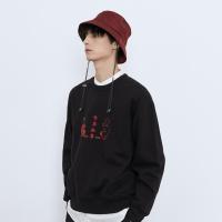 [2件2折价:49]美特斯邦威圆领卫衣男潮流中国风新款秋季男士衣服