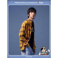 [好货直降:169]美特斯邦威匹诺曹联名格子衬衫男新款秋季学生潮流长袖上衣男