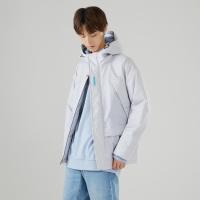 [1件5折价:120]美特斯邦威工装棉服男连帽冬季新款净色百搭潮流棉衣男士外套