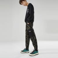 美特斯邦威工装裤男宽松束脚新款冬季迷彩多口袋休闲男士长裤