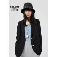 [1件5折价:100]美特斯邦威炸街西装外套女潮新款秋季宽松垂感直身西服外套女