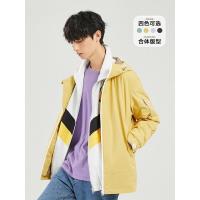 [1件5折价:110]美特斯邦威连帽外套男新款秋季韩版潮流百搭防泼水男士夹克