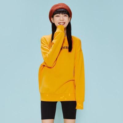 [1件5折价:79.5]美特斯邦威迪士尼联名圆领卫衣女新款冬季可爱印花宽松上衣女
