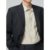 [好货直降:779]绵羊毛MECITY男装秋季新款修身两粒扣精纺速干商务西装西服男