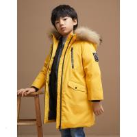 [2件2折价:250]米喜迪mecity童装冬新款男童可脱内胆工装派克羽绒服