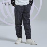 [2件2折价:26]米喜迪mecity童装秋新款男童内里加绒针织裤