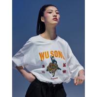 [1件5折价:49.5]美特斯邦威短袖T恤男情侣国潮新款夏季京剧联名宽松男士体恤