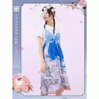 [2件2折价:59]美特斯邦威白蛇传雪纺连衣裙女夏季新款中长裙子