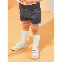 [2件2折价:19]moomoo童装女幼童短裤夏季新款女宝宝简约薄款可爱萌趣针织短裤