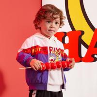 [1件3折价:78]moomoo童装男童外套宝宝新春时尚春秋装新款小童洋气卡通上衣潮流