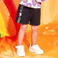 [好货直降:29]moomoo童装男童中短裤夏季新款洋气薄款男婴童趣味米奇针织短裤_217