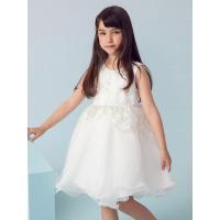 [2件2折价:76]米喜迪mecity童装夏装新款女童立体绣花面料公主连衣裙