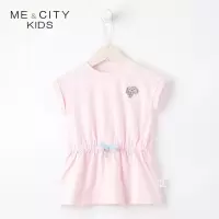 [1件3折价:71.7]米喜迪mecity童装夏新款女婴童连衣裙夏收腰可爱棉女宝宝裙