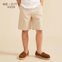 [2件2折价:24]米喜迪mecity童装夏新款男童裤子休闲薄款速干梭织沙滩中裤