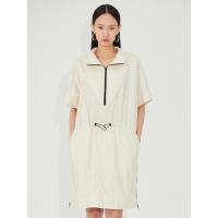 [1件5折价:235]MECITY女装2021夏季新款英伦纯色宽松梭织连体裤女连衣裙