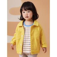 [1件5折价:94.5]moomoo童装小童外套春秋新款男女童清新简约上衣工装梭织外套