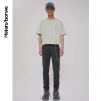 [1件3折价:58.5]美特斯邦威新基本休闲裤男修身直筒新款夏季四面弹潮男士长裤