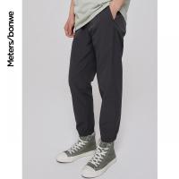 [1件5折价:90]美特斯邦威新基本休闲裤男四面弹21新款夏季潮小脚裤男长裤