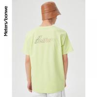 [1件3折价:39]美特斯邦威短袖T恤男幻彩潮流新款春秋休闲运动白色男士体恤