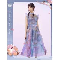 [1件3折价:99]美特斯邦威白蛇传雪纺连衣裙女夏季中长裙子