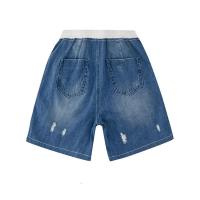 美特斯邦威牛仔短裤女新款夏季休闲拼接运动学生百慕大短裤女_153