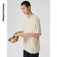 [1件3折价:36]美特斯邦威新基本短袖T恤男夏季新款冰氧吧凉感宽松圆领上衣