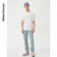 [1件3折价:63]美特斯邦威新基本休闲裤男新款夏季肌理简约潮流直筒男士长裤