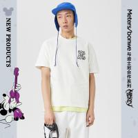 [1件5折价:50]美特斯邦威米奇联名短袖T恤纯棉宽松21夏季新款夜光潮圆领体恤