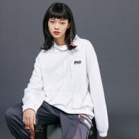 美特斯邦威气质春秋时尚潮流休闲女休闲立领抽绳针织套头衫卫衣女