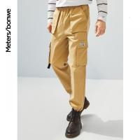 美特斯邦威直筒工装长裤秋季韩版时尚学生休闲情侣长裤