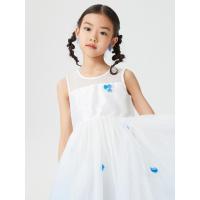 [2件2折价:89.8]米喜迪mecity童装夏新款女童连衣裙渐变珠片花童礼服女