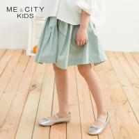 [99元3件]米喜迪mecity童装夏新款女童半裙肌理格纹松紧腰儿童裙子夏款