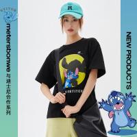 [1件5折价:69.5]美特斯邦威史迪仔联名短袖男T恤夏季新款宽松情侣上衣