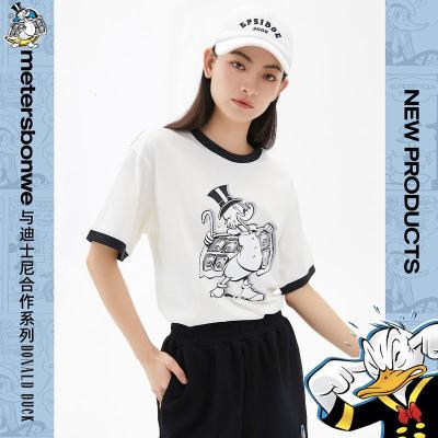 [1件3折价:39]美特斯邦威唐老鸭联名短袖T恤百搭情侣装宽松卡通印花男装