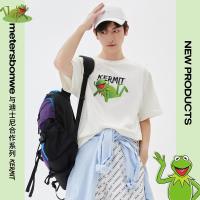 [1件5折价:65]美特斯邦威科米蛙联名短袖T恤情侣装2022夏季新款印花上衣