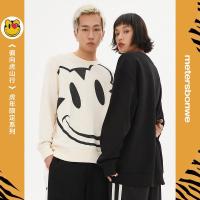 [1件3折价:79.5]美特斯邦威笑脸卫衣男春季圆领套头休闲情侣