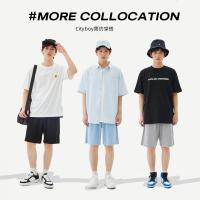 [好货直降:119]美特斯邦威五分裤男夏季潮酷百搭短裤舒适纯色针织中裤男