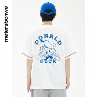 [1件5折价:75]美特斯邦威唐老鸭联名短袖T恤男夏季新款纯棉情侣装男