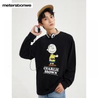 [好货直降:139]卫衣男百搭春秋新款史努比联名情侣圆领无帽套头长袖上衣