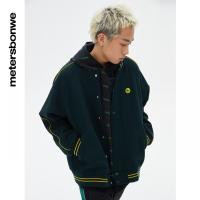 [1件3折价:199.5]美特斯邦威学院风夹克男春季新款时尚潮流复古棒球服男