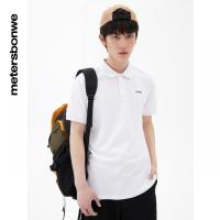 [好货直降:75]美特斯邦威纯色polo衫男装夏季新款舒适简约短袖男上衣