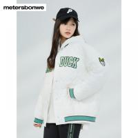 [1件3折价:219]美特斯邦威黛西联名棒球服休闲宽松短款棉服女