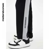 [1件5折价:109.5]美特斯邦威束脚卫裤男夏季时尚腰绳舒适宽松百搭休闲运动裤