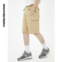 [1件3折价:109.5]美特斯邦威多口袋休闲短裤男夏季时尚宽松潮流运动五分裤