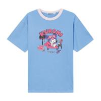 [1件5折价:90]美特斯邦威KUROMI联名库洛米女短袖T恤甜美短袖印花夏季708573