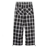 [好货直降:145]美特斯邦威格纹休闲长裤男百搭夏季时尚撞色宽松运动裤男