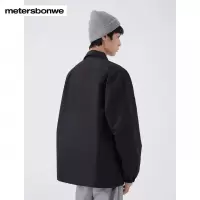 [1件5折价:129.5]美特斯邦威男士翻领百搭潮流休闲长袖宽松帅气运动夹克外套