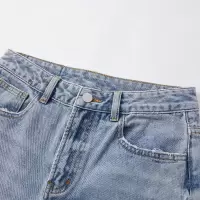 [1件5折价:109.5]美特斯邦威破洞牛仔裤女百搭夏季复古舒适纯棉女士妈咪裤