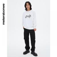 [1件5折价:139.5]美特斯邦威侧缝拼接工装长裤男春季新款时尚休闲裤子