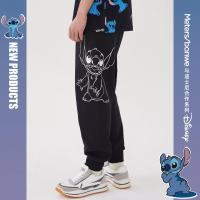 [1件5折价:115]美特斯邦威史迪仔联名运动裤男士春季潮流宽松休闲慢跑裤